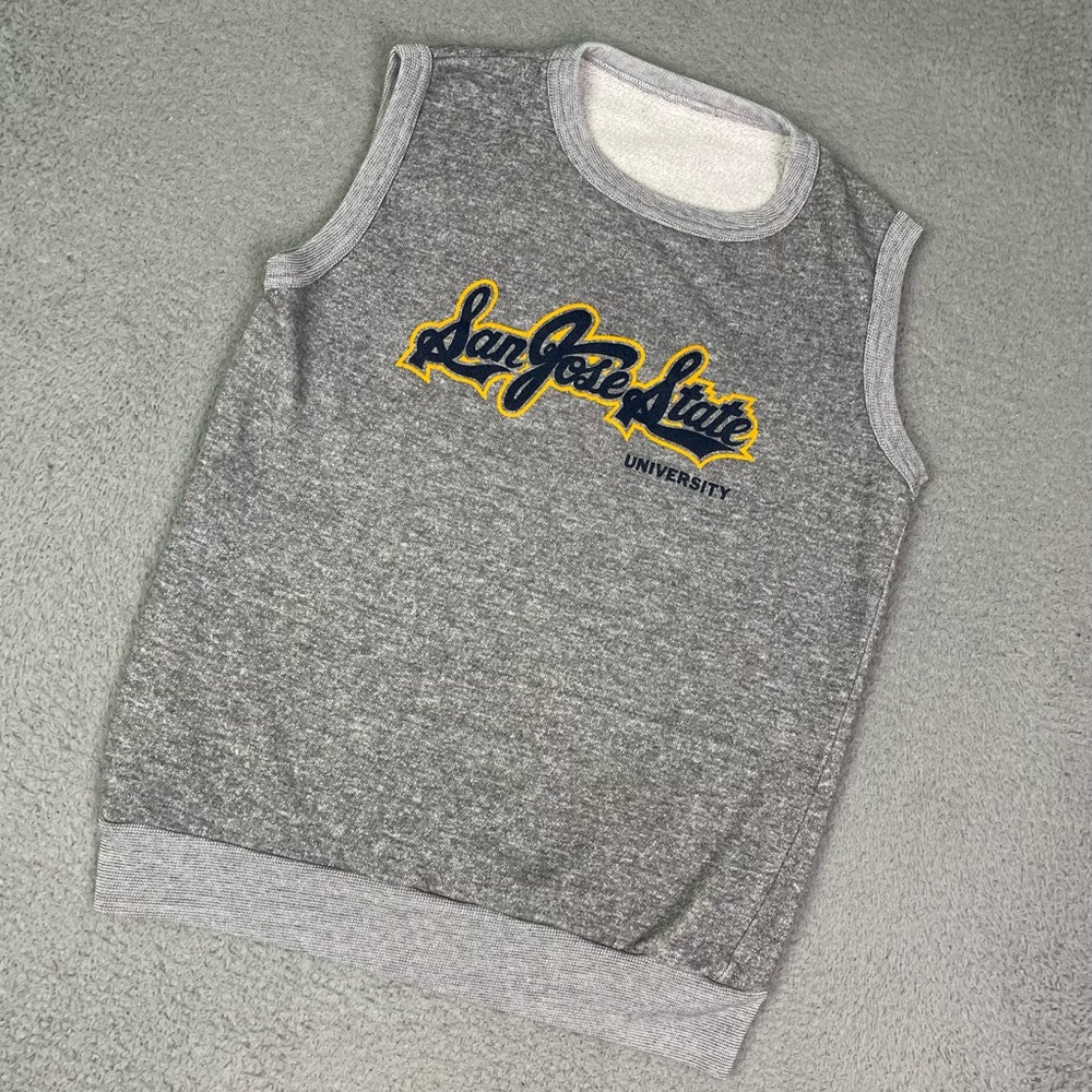 Vintage san jose state university sweater vest‎